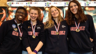 Les Cadettes de Grenoble Parmentier championnes de France